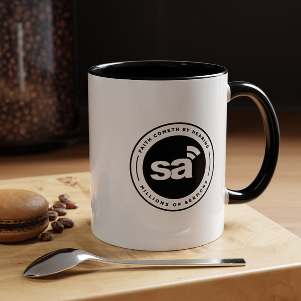 SA Coffee Mug — Accent Coffee Mug (11oz)