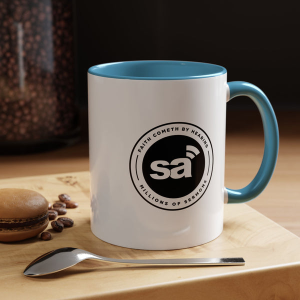 SA Coffee Mug — Accent Coffee Mug (11oz)
