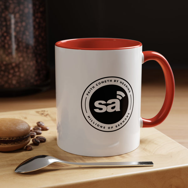 SA Coffee Mug — Accent Coffee Mug (11oz)