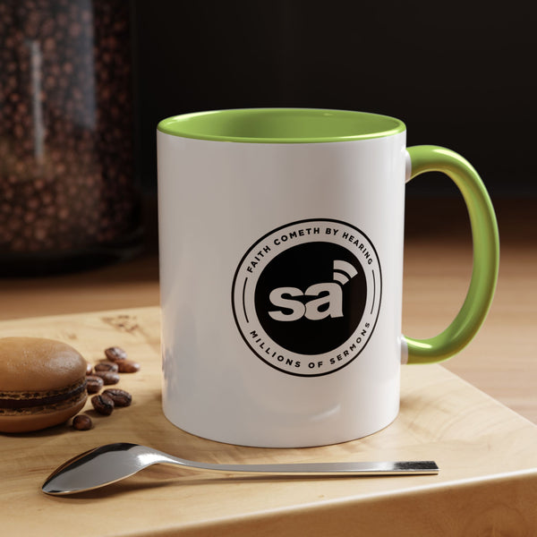SA Coffee Mug — Accent Coffee Mug (11oz)